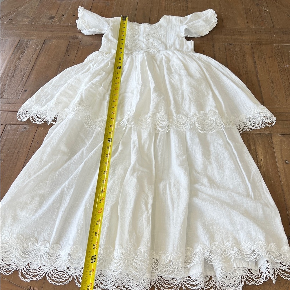 Trish Scully layered lace cap sleeve midi dress 7 Easter, communion, wedding - Picture 8 of 8